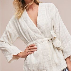 NWOT Hei Hei Amita Cream/Metallic Kimono